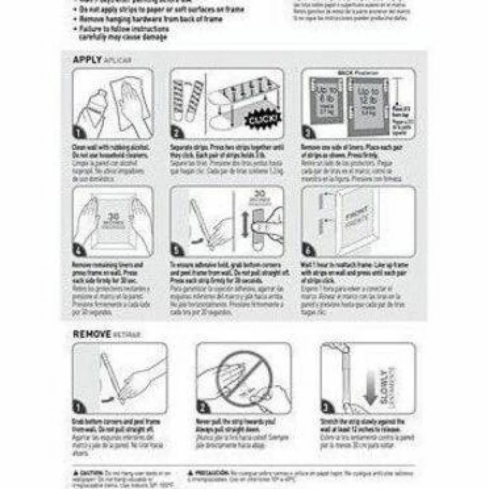Command Damage-Free Hanging Picture Hanging Strip Pairs, Holds Up to 2.5 lb, Medium: 0.75" x 2.75", White, 132/Pack