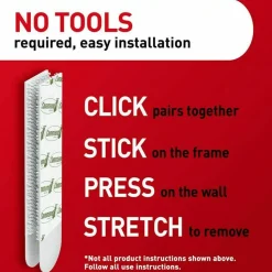 Command Damage-Free Hanging Picture Hanging Strip Pairs, Holds up to 5 lb, 8/Pack