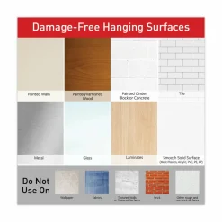 Command Damage-Free Hanging Picture Hanging Strip Pairs, Holds Up to 2.5 lb, Medium: 0.75" x 2.75", White, 12/Pack