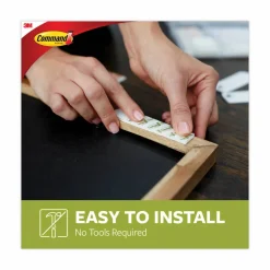 Command Damage-Free Hanging Picture Hanging Strip Pairs, Holds Up to 2.5 lb, Medium: 0.75" x 2.75", White, 12/Pack