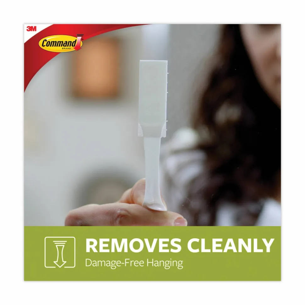 Command Damage-Free Hanging Picture Hanging Strip Pairs, Holds Up to 2.5 lb, Medium: 0.75" x 2.75", White, 12/Pack