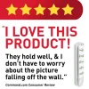 Command Damage-Free Picture Hanging Strips, Large, 5-5/8" x 5-3/16" , Pack Of 120 Strips, 17206S120NA