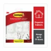Command General Purpose Hooks, Variety Pack, Assorted Sizes, Plastic, White, 0.5, 1, 3, 5, 16 lb Capacities, 54 Pieces/Pack