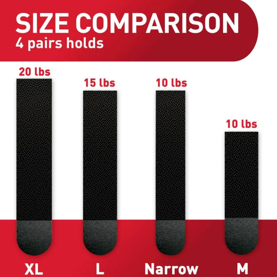 Command Hanging Strip, 17218BLK16ES