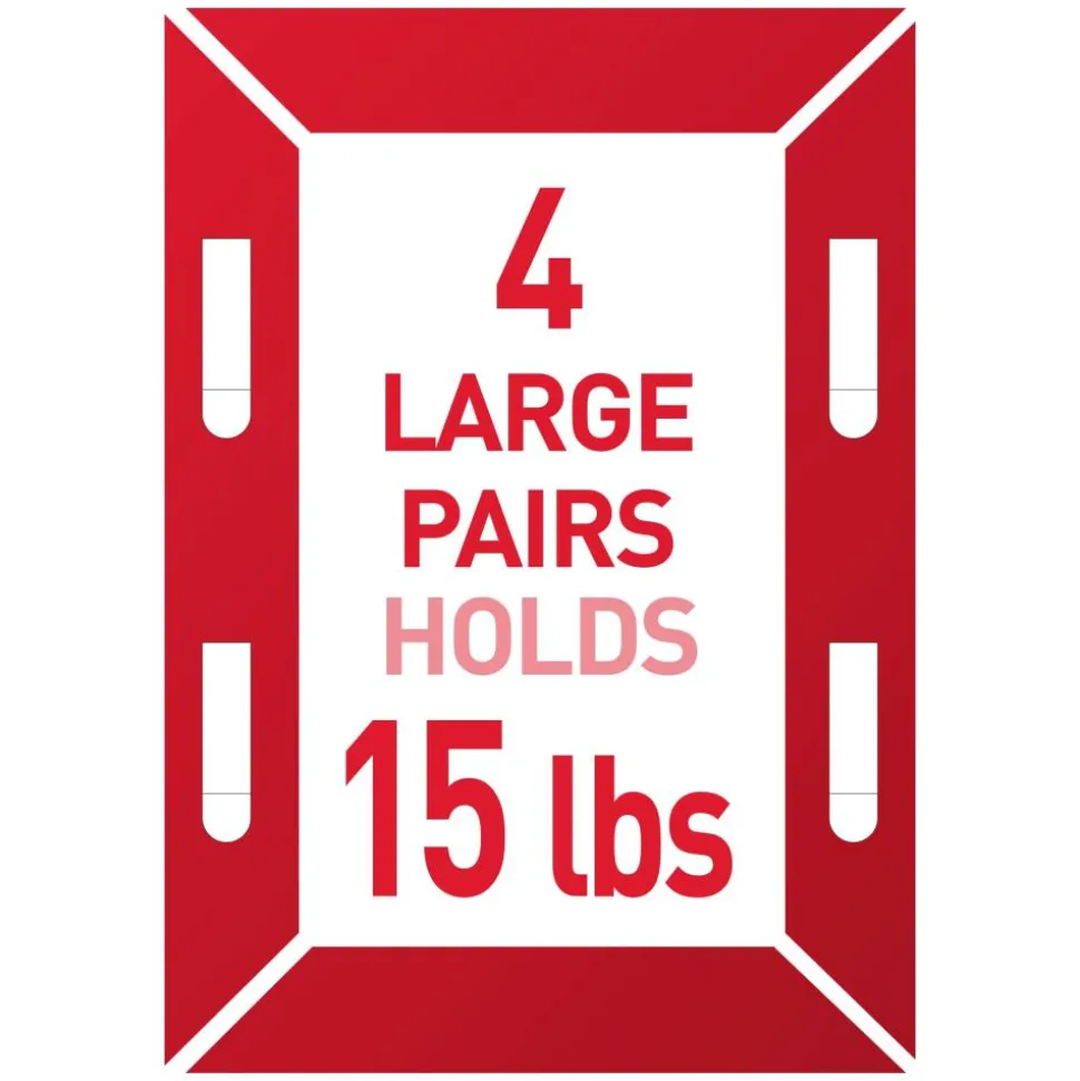 Command Large (15lb) and Medium (10lb) Picture Hanging Strips, White, 12 Pairs (24 strips), 17209ES