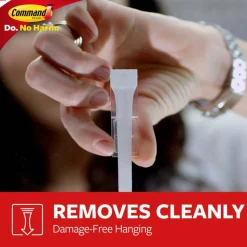 Command Large Utility Hook, Plastic, White, Supports 5 lb