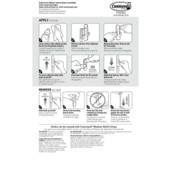 Command Medium Hooks, 6 Hooks, 12 Adhesive Strips, Damage Free Hanging Picture Hangers, No Tools Wall Hanging Strips