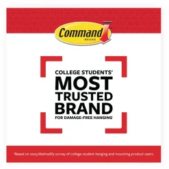 Command Medium (10 lb) Picture Hanging Strips, 100 Pairs (200 Strips), Damage Free Wall Hangers for Picture Frames and Other Decor, No Tools Required