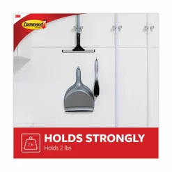 Command Medium Toggle-Wire Hooks, Metal Wire, Silver, Supports 2 lb, 35/Pack