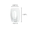 Command Mini White Hooks with White Strips
