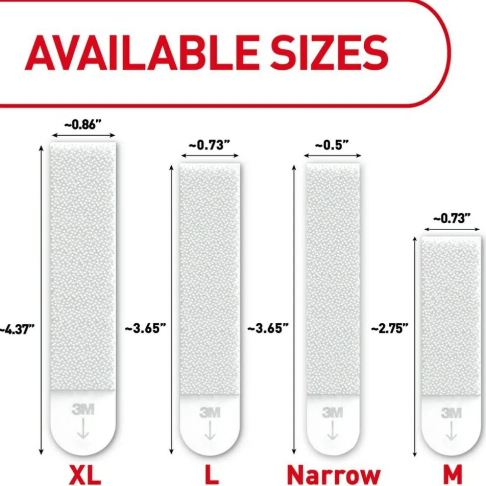 Command Narrow (10lb) Picture Hanging Strips, White, 28 Pairs (54 strips), Damage-Free Wall Hangers for Picture Frames and Other Décor
