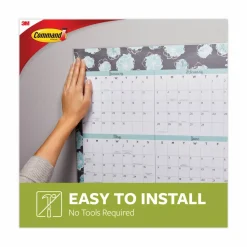 Command Poster Strip Pairs, Holds Up to 1 lb, 1.63" x 2.75", White, 256/Pack