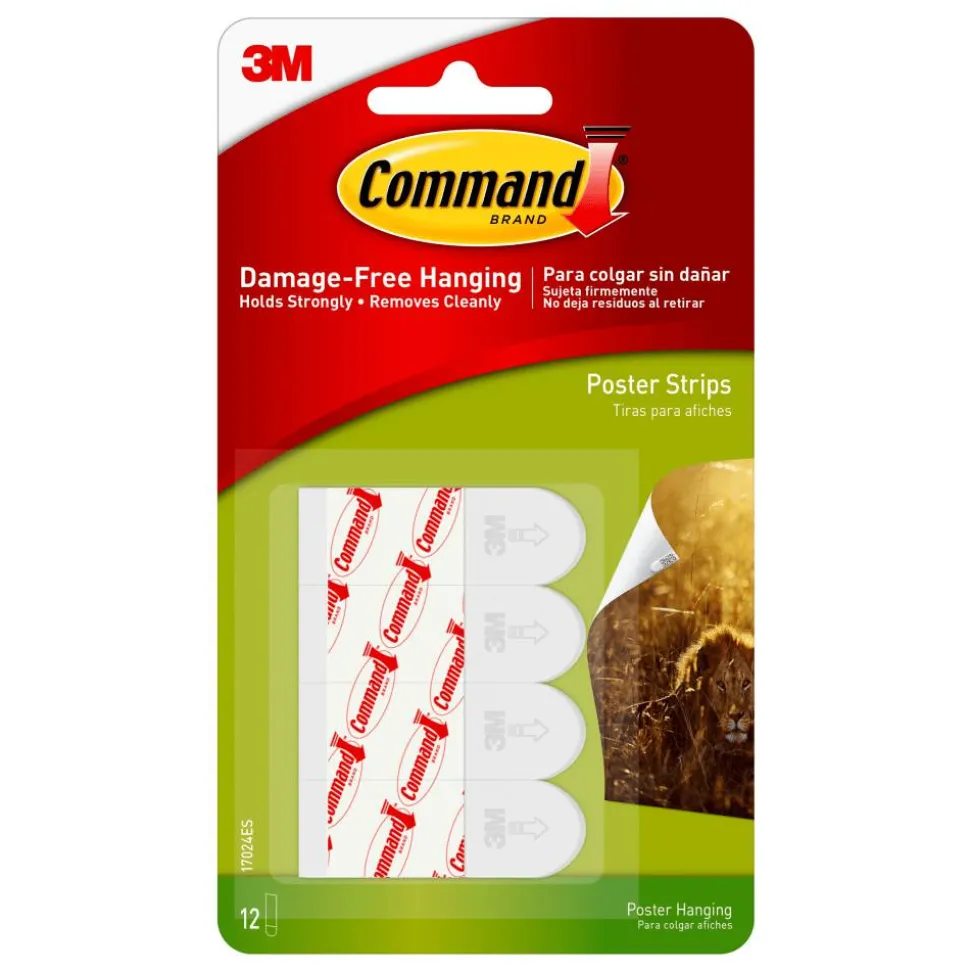 Command Small Poster Strips, 17024