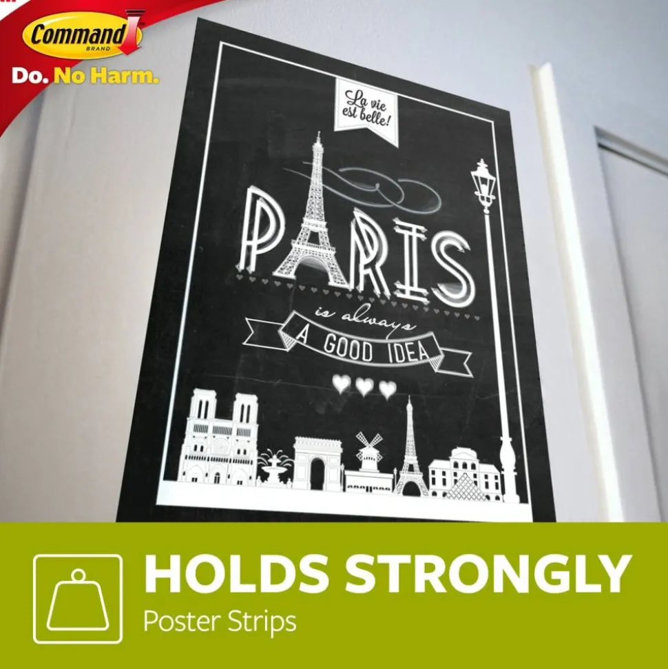 Command Small Poster Strips, 17024