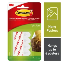 Command Small Poster Strips, 17024