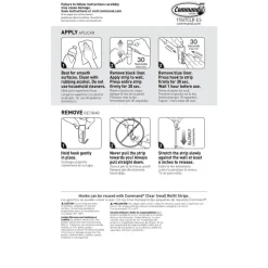 Command Small Wire Hooks, 15 Hooks, 20 Clear Adhesive Strips, Damage Free Hanging Picture Hangers, No Tools Wall Hanging Strips For Living Spaces