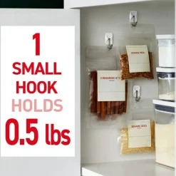 Command 9 Small Wire Toggle Hooks and 12 Command Strips, Damage Free Hanging Hooks Wall Hangers for Hanging Home Decor, Holds up to 0.5 lb
