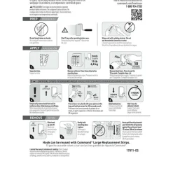 Command X-Large Hooks, 2 Hooks, 8 White Adhesive Strips, Damage Free Hanging Picture Hangers, No Tools Wall Hanging Strips For Living Spaces