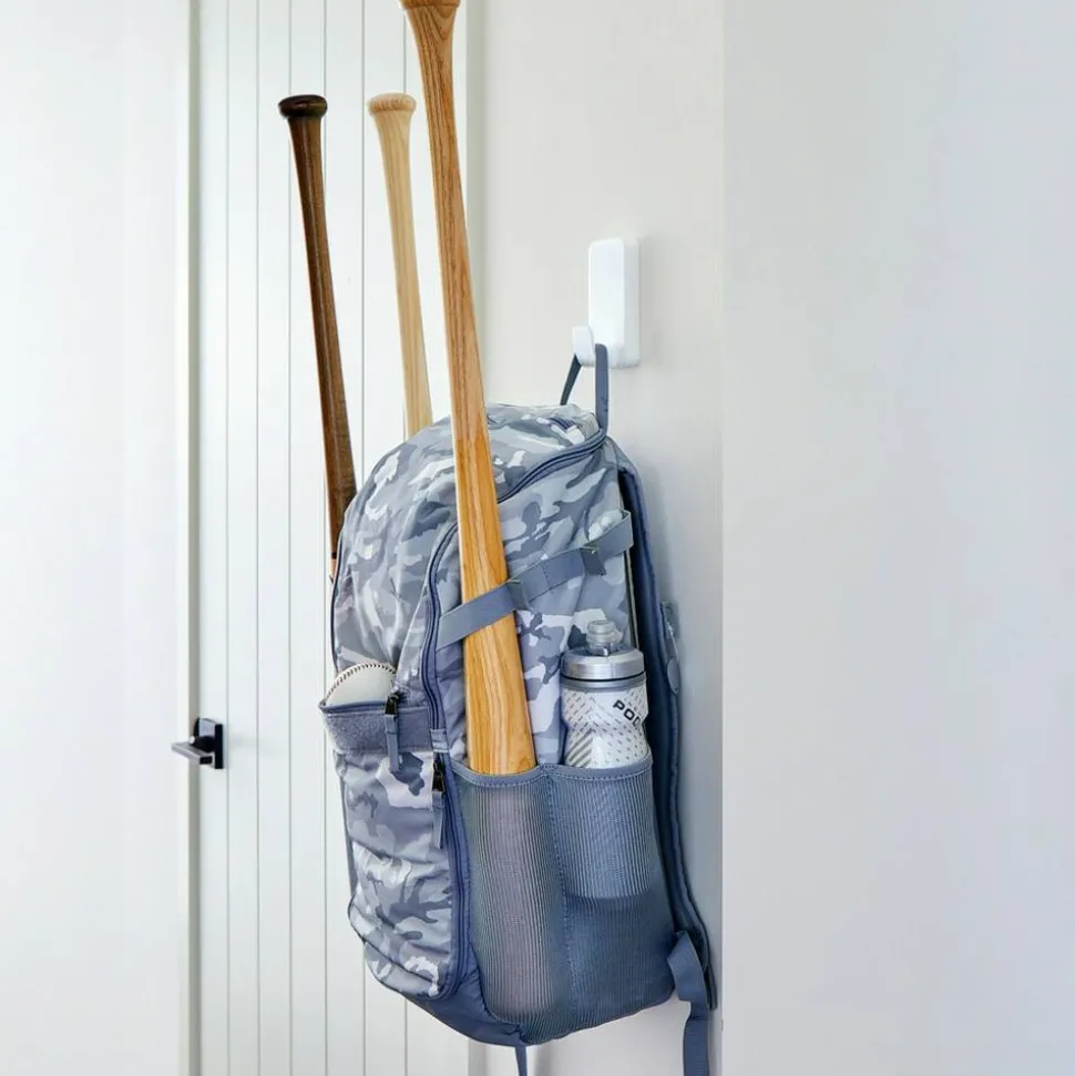 Command X-Large Hooks, 2 Hooks, 8 White Adhesive Strips, Damage Free Hanging Picture Hangers, No Tools Wall Hanging Strips For Living Spaces