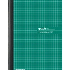 Composition Book, 7-1/2" x 9-3/4", Quadrille Ruled, 80 Sheets, Green