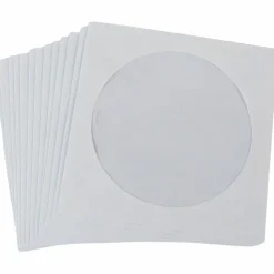 Compucessory CD/DVD White Window Envelopes - CD/DVD - 5