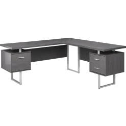 Computer Desk, Home Office, Corner, Left, Right Set-up, Storage Drawers, 70