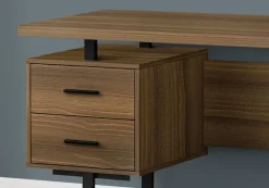 Computer Desk, Home Office, Laptop, Left, Right Set-up, Storage Drawers, 60