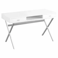 Computer Desk, Home Office, Laptop, Storage Drawers, 48