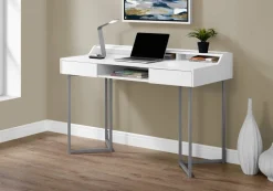 Computer Desk, Home Office, Laptop, Storage Drawers, 48