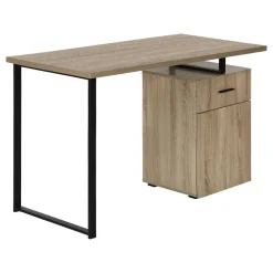 Computer Desk, Home Office, Laptop, Left, Right Set-up, Storage Drawers, 48