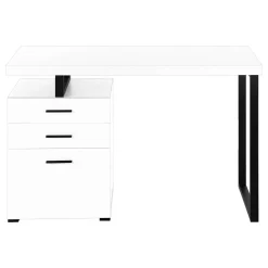 Computer Desk, Home Office, Laptop, Left, Right Set-up, Storage Drawers, 48
