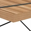 Computer Desk, Home Office, Laptop, 48"L, Work, Brown Laminate, Black Metal, Contemporary, Modern
