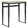 Computer Desk, Home Office, Standing, Adjustable, 48"L, Work, Laptop, Beige Laminate, Black Metal, Contemporary, Modern