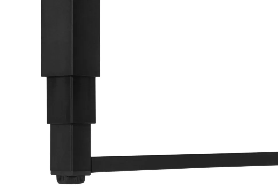 Computer Desk, Home Office, Standing, Adjustable, 48"L, Work, Laptop, Brown Laminate, Black Metal, Contemporary, Modern