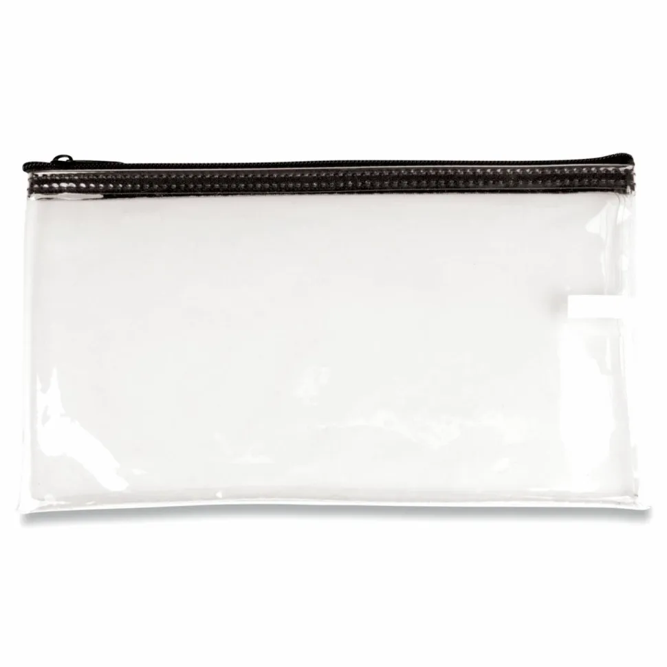 CONTROLTEK Multipurpose Zipper Bag, Polyvinyl Chloride (PVC), 11" x 6", Clear