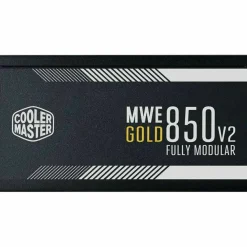 Cooler Master MWE Gold 850 V2 Fully Modular Power Supply - 850W 80+ Gold Certified PSU, Dual EPS Connectors, Semi-Fanless Low Noise Design, Flat Black Cables, Reliable ATX Gaming PSU, 5-Year Warranty