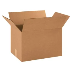 Corrugated Box, 18" x 12" x 12", Kraft