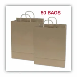 COSCO Premium Large Brown Paper Shopping Bags - 17
