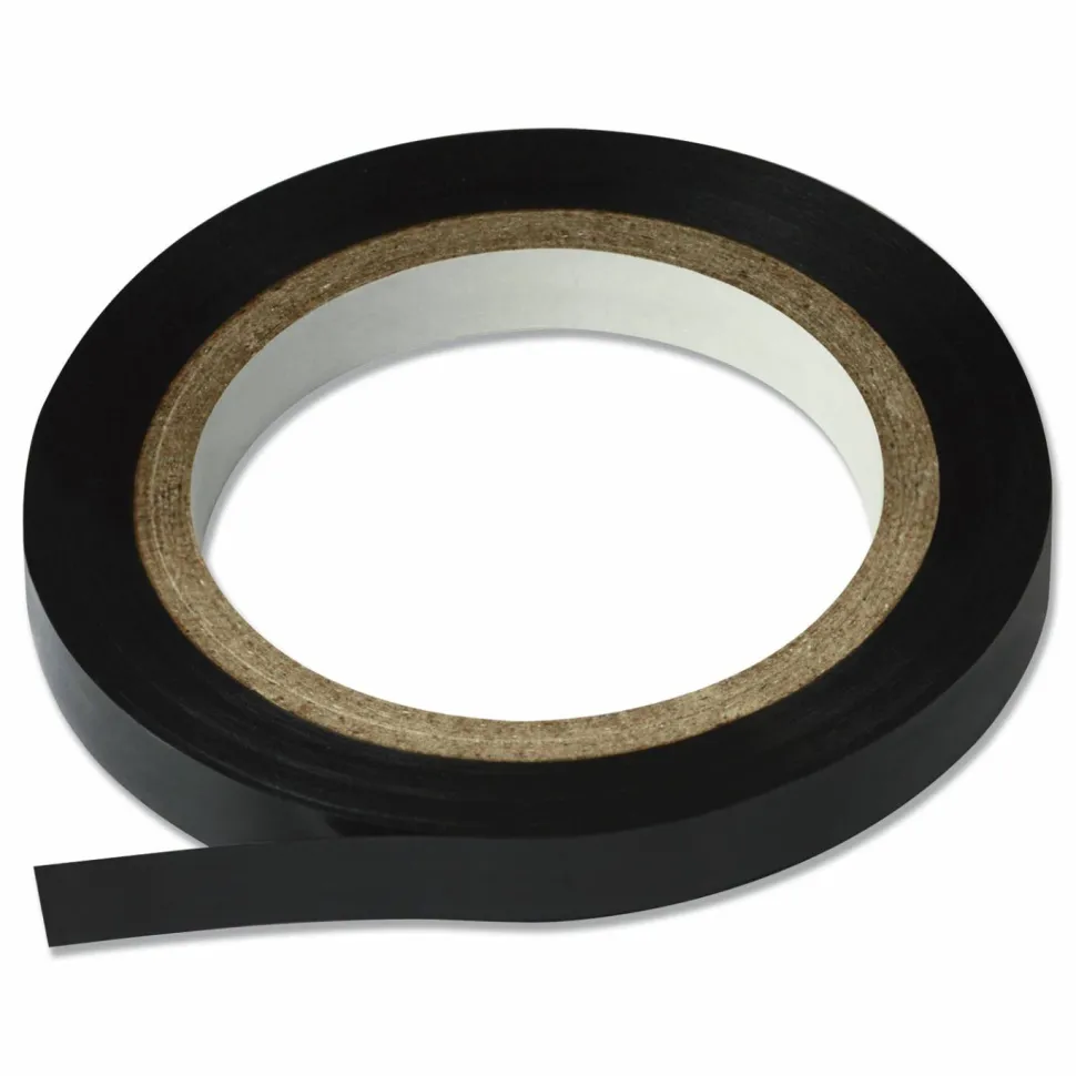 COSCO Art Tape, 0.25" x 324", Gloss Black