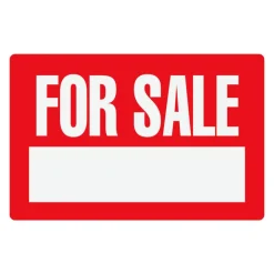Cosco For Sale Sign, 8" x 12", Red/White