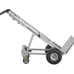 Cosco 3-in-1 Convertible Hand Truck, 800 lb to 1,000 lb Capacity, 21.06 x 21.85 x 48.03, Aluminum
