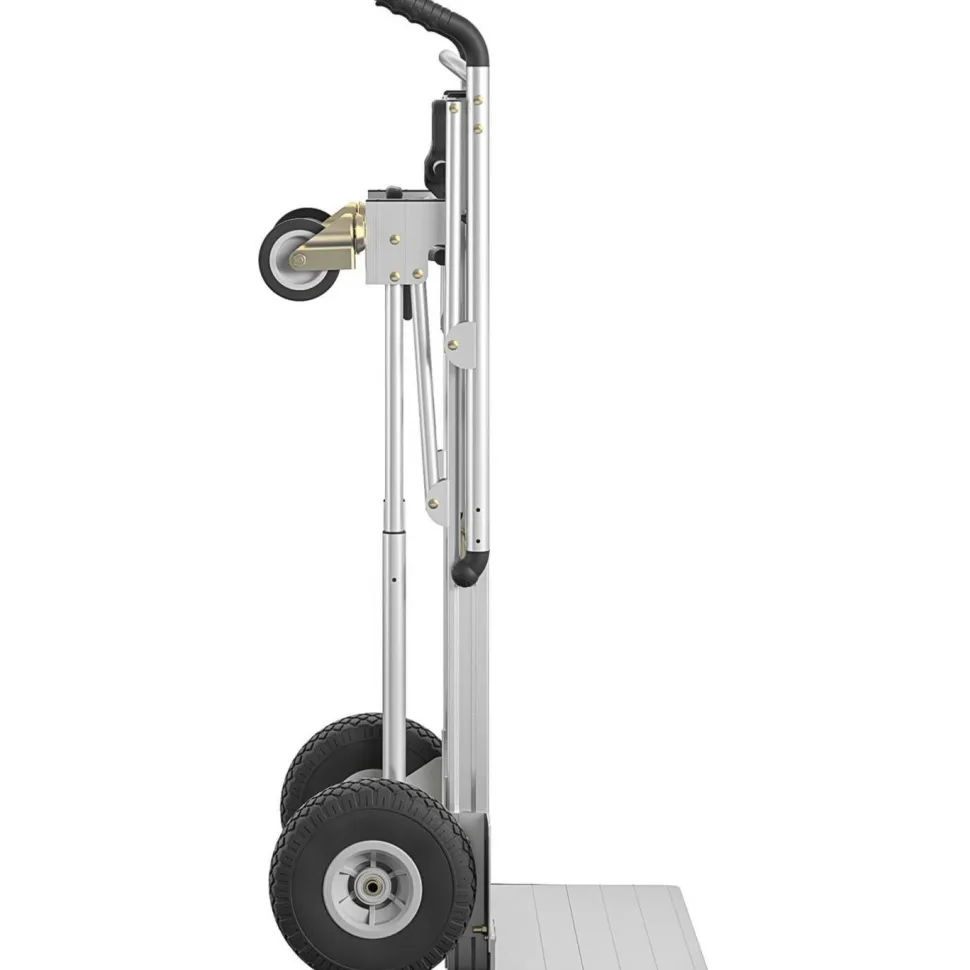 Cosco 3-in-1 Convertible Hand Truck, 800 lb to 1,000 lb Capacity, 21.06 x 21.85 x 48.03, Aluminum
