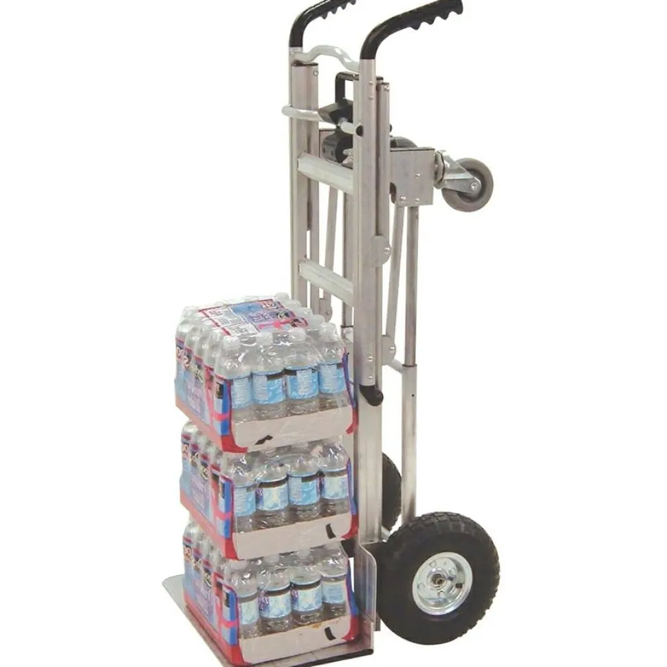 Cosco 3-in-1 Convertible Hand Truck, 800 lb to 1,000 lb Capacity, 21.06 x 21.85 x 48.03, Aluminum