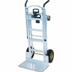 Cosco 3-in-1 Convertible Hand Truck, 800 lb to 1,000 lb Capacity, 21.06 x 21.85 x 48.03, Aluminum