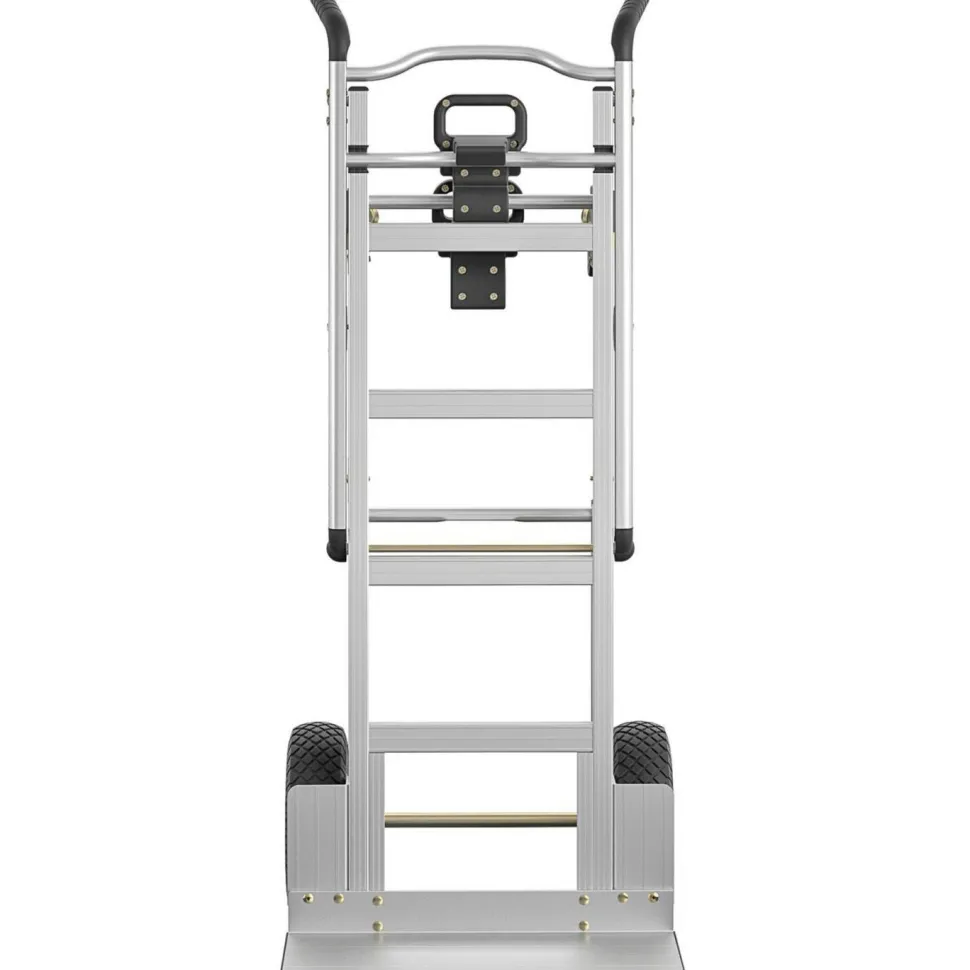 Cosco 3-in-1 Convertible Hand Truck, 800 lb to 1,000 lb Capacity, 21.06 x 21.85 x 48.03, Aluminum