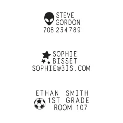 Cosco MINE Textile And Possession Stamp, Black Ink