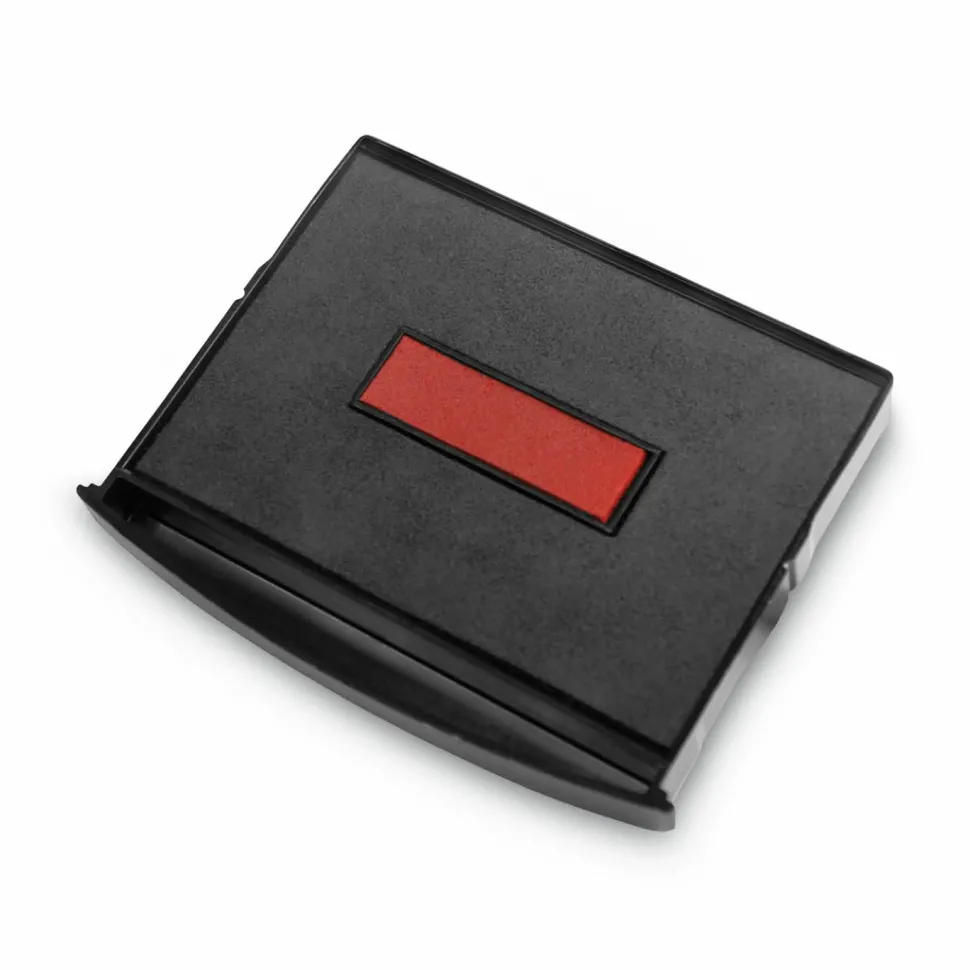 Cosco 2000PLUS Green Line Heavy-Duty 4-In-1 Dater Replacement Stamp Pad, Blue/Red
