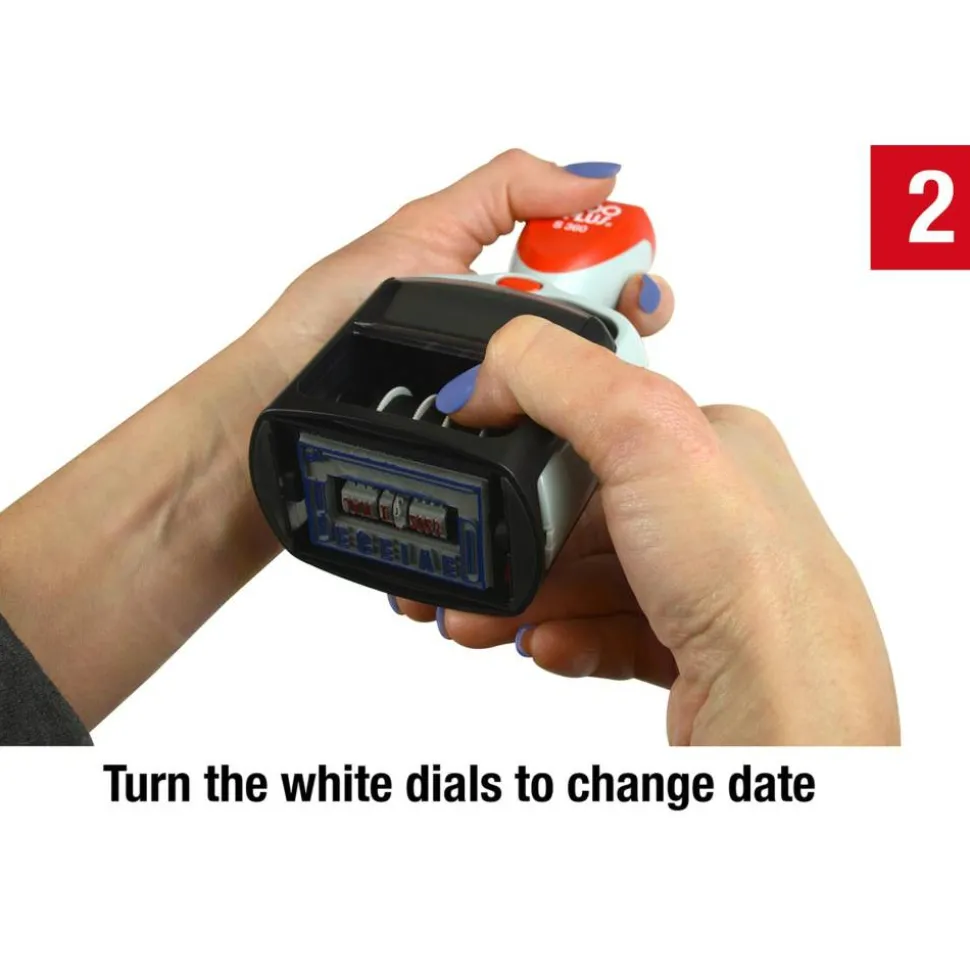Cosco 2000 Plus S360 RECEIVED Two-Color Dater