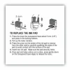 COSCO 2000 Plus Stamp L-60 Replacement Ink Pad - Black Ink - Black - 1 Each
