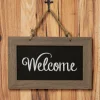 Cosco Sign Hanging Chalkboard Sign, Easel and Chalk Included, 10.5" x 7.25", 1 count